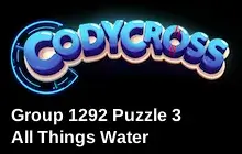 All Things Water Group 1292 Puzzle 3 Answers