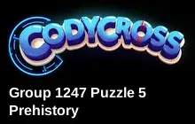 Prehistory Group 1247 Puzzle 5 Answers
