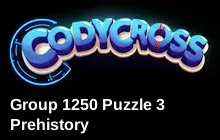 Prehistory Group 1250 Puzzle 3 Answers