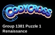Renaissance Group 1381 Puzzle 1 Answers